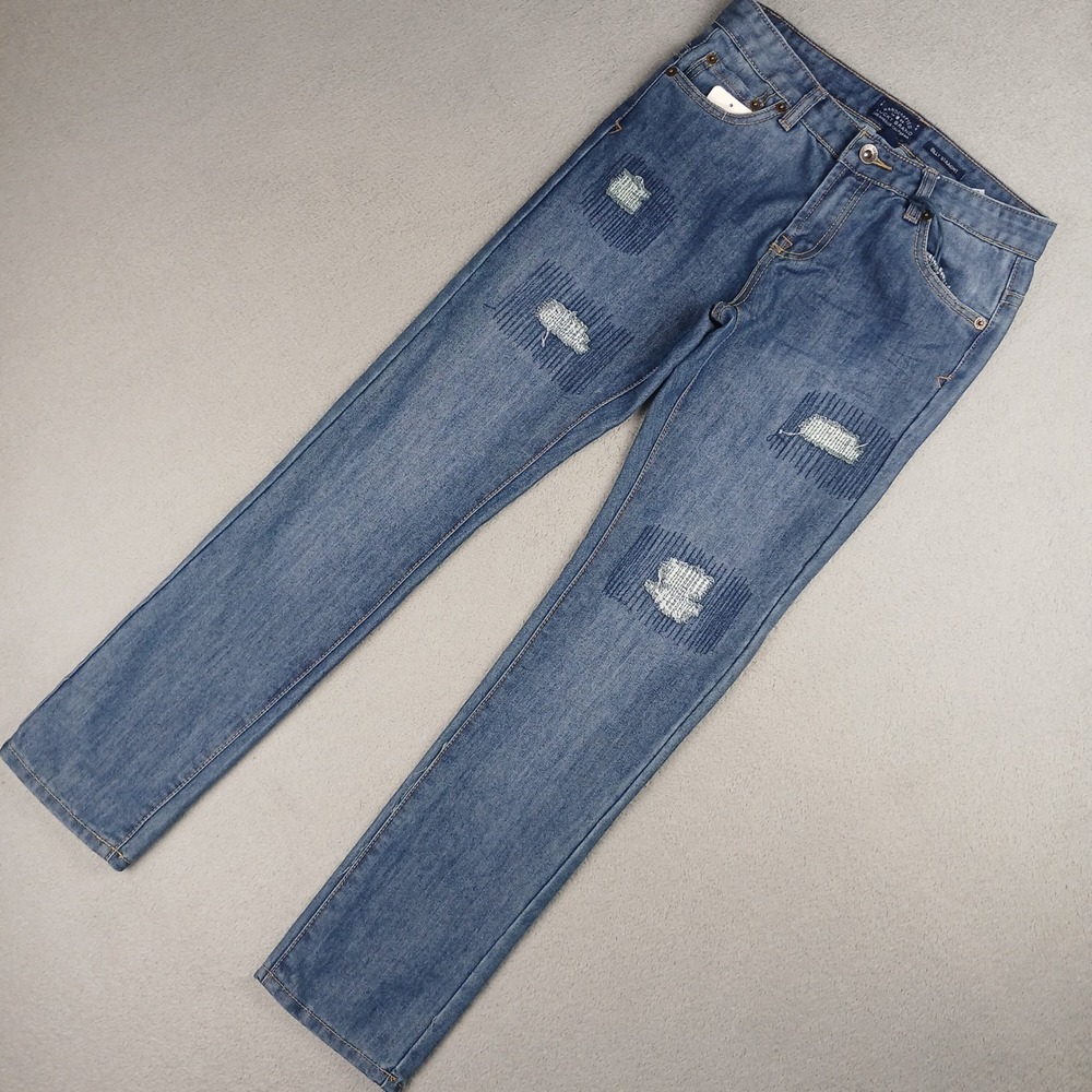 Lucky Brand Billy Straight Jeans Womens 14 Blue Denim Pants NH7SZTD5101